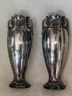 Gallia Christofle France 2 vases m. argenté Art Nouveau 33cm, Antiquités & Art, Envoi