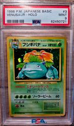 Pokémon venusaur holo base (basic) japanese PSA 9 mint, Enlèvement