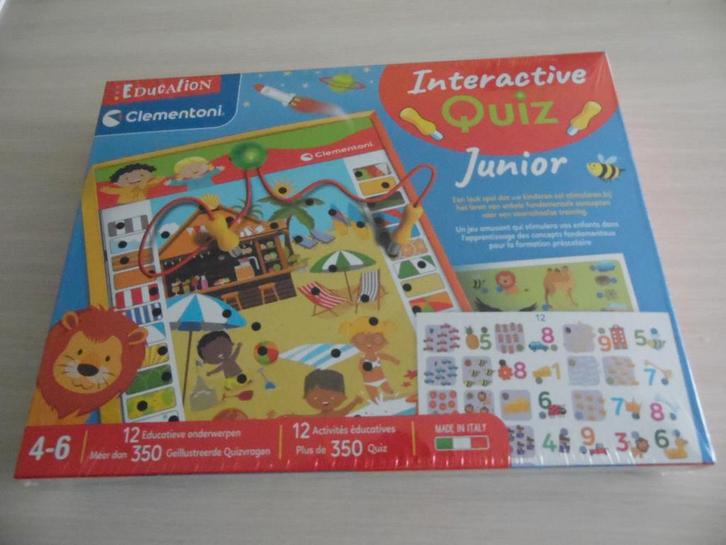INTERACTIVE QUIZ JUNIOR CLEMENTONI   NEUF SOUS BLISTER, Enfants & Bébés, Jouets | Éducatifs & Créatifs, Neuf, Électronique, Découverte