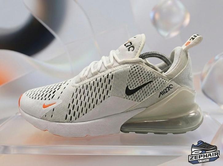 Nike Air Max 270 'White/Total Orange' EU44.5 2018, Vêtements | Hommes, Chaussures, Porté, Baskets, Blanc, Enlèvement ou Envoi
