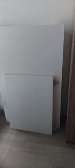 Witte keuken tafel met verlengstuk l130+verlengstuk van 80cm, Doe-het-zelf en Bouw, Ophalen