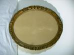 Ovale houten lijst met glas, Ophalen of Verzenden, Zo goed als nieuw, Minder dan 50 cm, 50 tot 75 cm