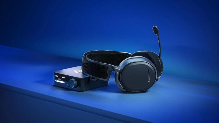 Arctis Pro Wireless, Computers en Software, Headsets, Zo goed als nieuw, Over-ear, Draadloos, Gaming headset, Inklapbare microfoon
