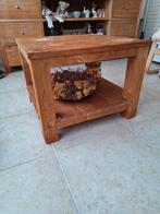 2 bijzettafels uit teak, Huis en Inrichting, Ophalen