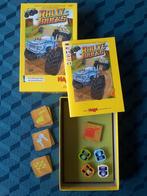 Haba kinderspel Rally Trucks, 2-4 sp., 5+, + 1 gratis promo, Hobby en Vrije tijd, Ophalen of Verzenden, Gebruikt, Haba