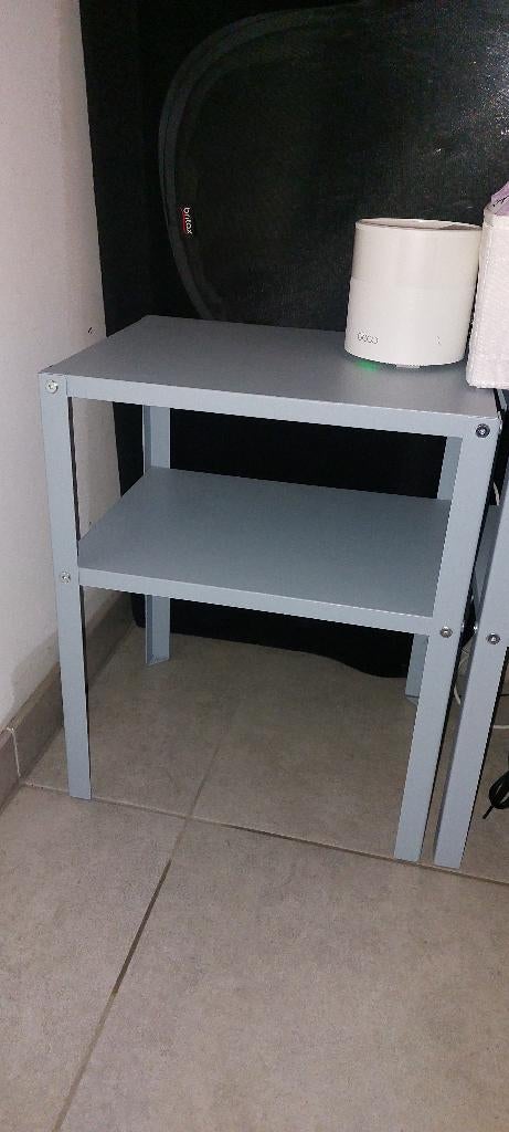 Nachtkastjes, Ophalen, Metaal of Aluminium, Zo goed als nieuw, 45 tot 65 cm