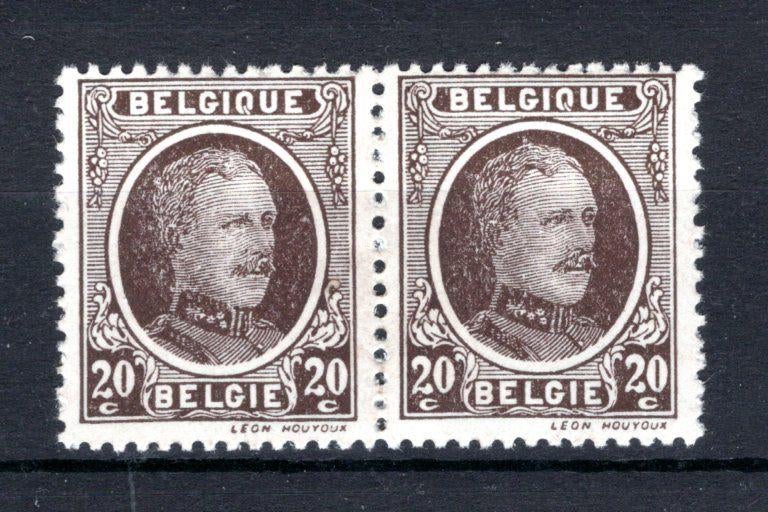 196 MNH 1922 - H.M. King Albert 1 (2 pièces) -1, Timbres & Monnaies, Timbres | Europe | Belgique, Enlèvement ou Envoi, Non oblitéré
