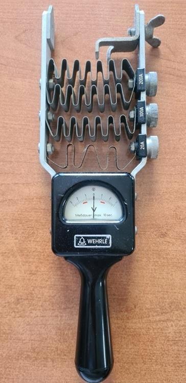 Wehrle  Retro batterijtester, Antiek en Kunst, Antiek | Gereedschap en Instrumenten, Ophalen of Verzenden