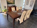 Eetkamer tafel met stoelen, Huis en Inrichting, Ophalen, Gebruikt, Modern, 6 tot 8 stoelen