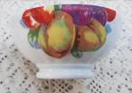 Klein Frans spoelkommetje met fruit, porcelaine de St. Genou, -, Comme neuf, Autres types, Autres styles