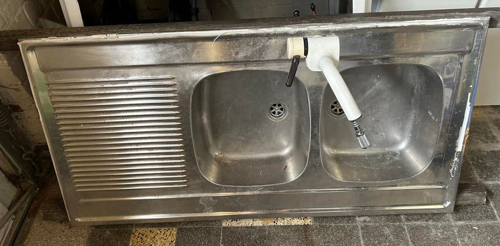 Évier cuisine a poser, Ophalen, Gebruikt
