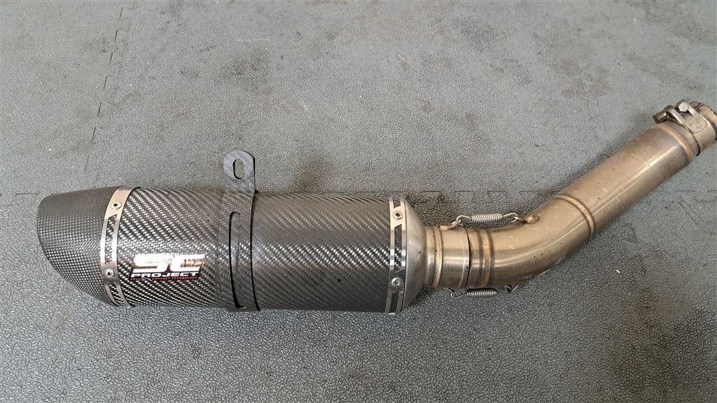 Kawasaki Z800E SC Project CE goedgekeurde uitlaatdemper, Motoren, Ophalen of Verzenden, Gebruikt