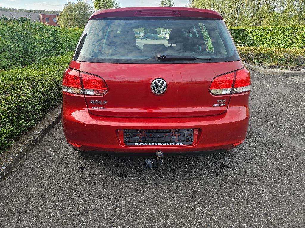 VW GOLF 1.6 TDI ️ AIRCO  TREKHAAK, Auto's, Volkswagen, Voorwielaandrijving, Euro 5, Stof, Zwart