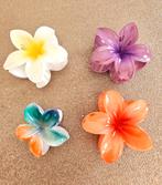 4 pinces à cheveux - fleur exotique, Bijoux, Sacs & Beauté, Beauté | Soins des cheveux, Enlèvement ou Envoi, Neuf, Épingle à cheveux
