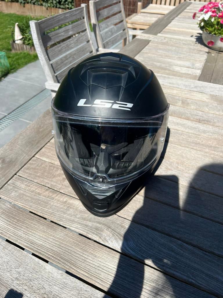 Helm brommer LS2 maat M 57-58, Ophalen, Gebruikt