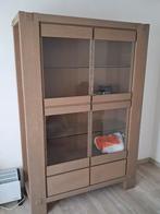 Vitrinekast buffetkast, Ophalen, 100 tot 150 cm, Zo goed als nieuw, 150 tot 200 cm