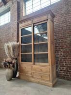 Buffet/vitrine en chêne LIVRAISON GRATUITE, 25 à 50 cm, Avec tablette(s), 150 à 200 cm, Comme neuf