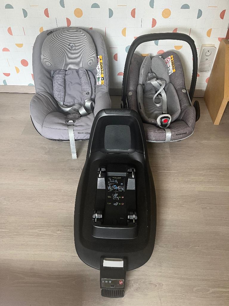 Set autostoelen + isofix, Enlèvement, Utilisé, Maxi-Cosi, Isofix