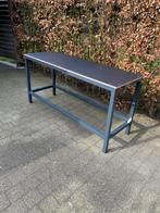 Werkbank met betonplex werkblad, Ophalen