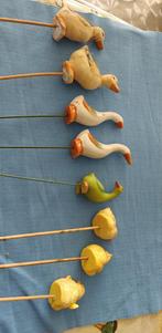 bloemenprikkers in steen kuikens eenden, Tuin en Terras, Steen, Binnen, Ophalen of Verzenden, Zo goed als nieuw