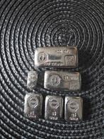 Zilveren baren - 999 zilver - diverse gewichten., Kleding | Heren, Riemen en Ceintuurs, Ophalen