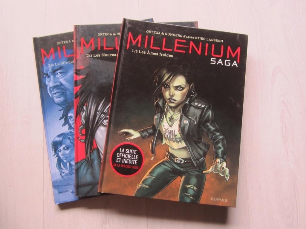 Millenium Saga - T1 à T3 - série complète en E.O., Complete serie of reeks, Ophalen of Verzenden, Zo goed als nieuw, Ortega & Runberg