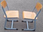2 jolies anciennes chaises d'école rétro empilables, Enlèvement