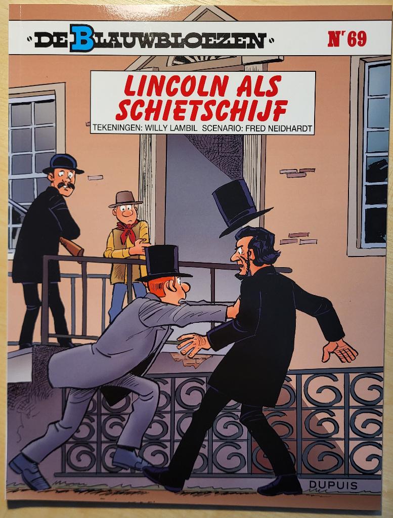 De Blauwbloezen  69 – Lincoln als schietschijf, Ophalen of Verzenden, Nieuw, Cauvin / Lambil