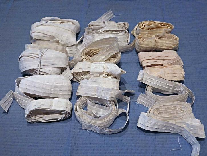 Ophanglint voor Gordijnen of Draperieën, Huis en Inrichting, Stoffering | Gordijnen en Lamellen, Gebruikt, Wit, Ophalen