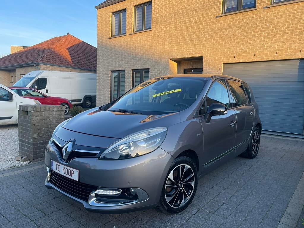 Renault Scénic 2015 Automaat 110pk Airco Camera – TOP STAAT, Autos, Renault, Euro 5, Achat, Entreprise, Noir
