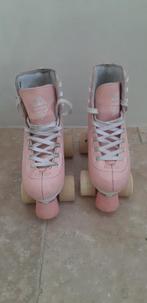 Roze rolschaatsen Oxelo maat 35, Kinderen en Baby's, Ophalen, Gebruikt, Kinderen