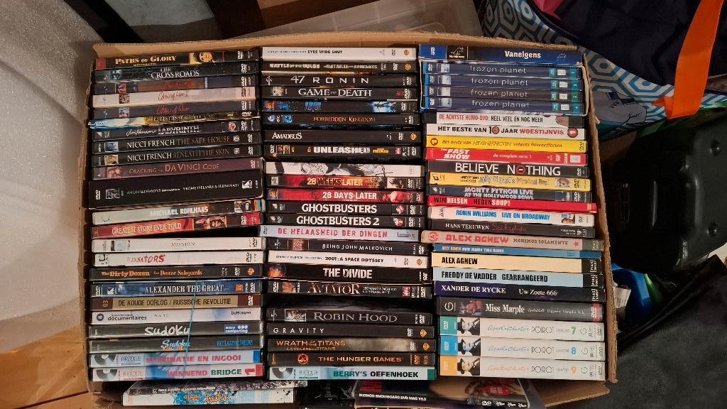 Plus de 70 DVD, différentes catégories, CD & DVD, Tous les âges, Enlèvement, Utilisé, Comédie