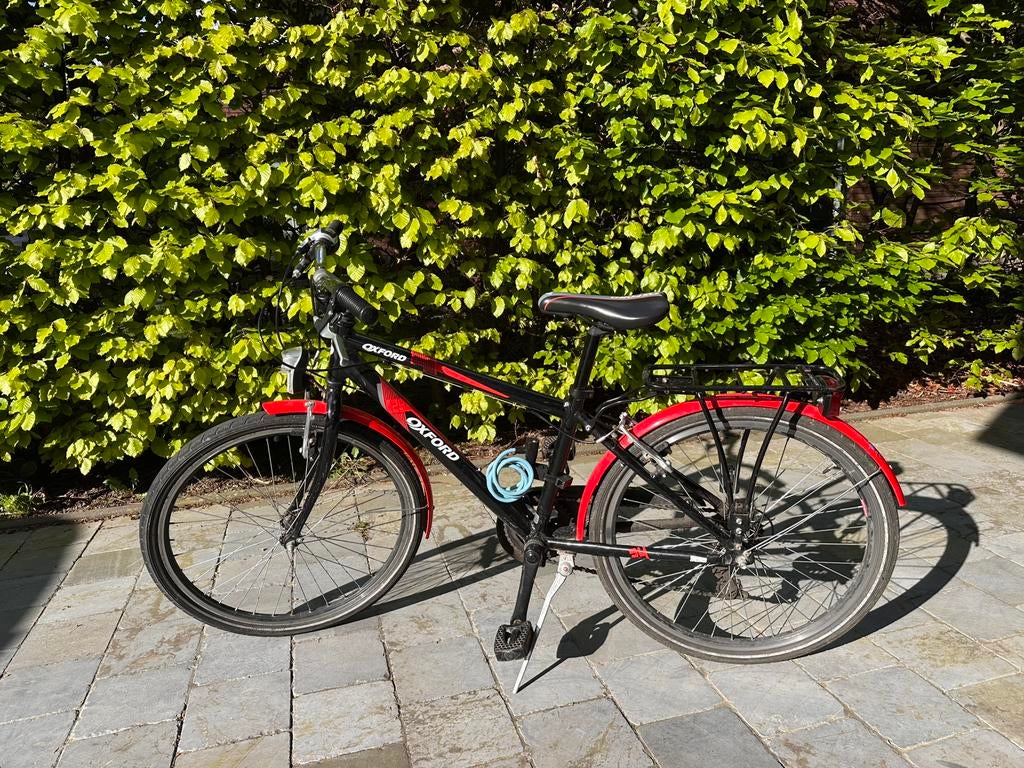 Kinderfiets 24inch Oxford rood in zeer goede staat, Ophalen, Zo goed als nieuw, 20 inch of meer