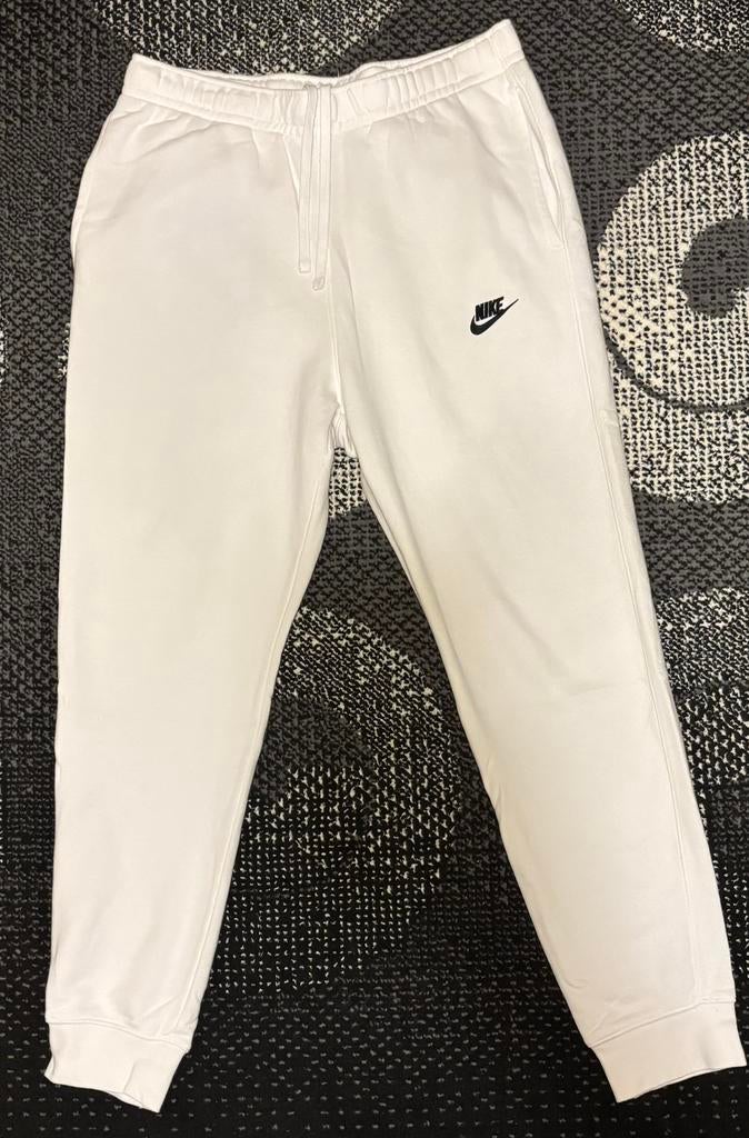 Nike trainingsbroek wit/zwart - maat L, Ophalen, Nieuw, Maat 42/44 (L), Wit