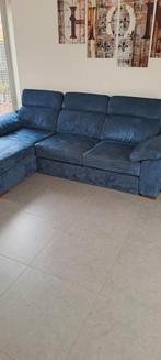 Zetel chaise longue salon, Huis en Inrichting, Ophalen, Gebruikt, Stof