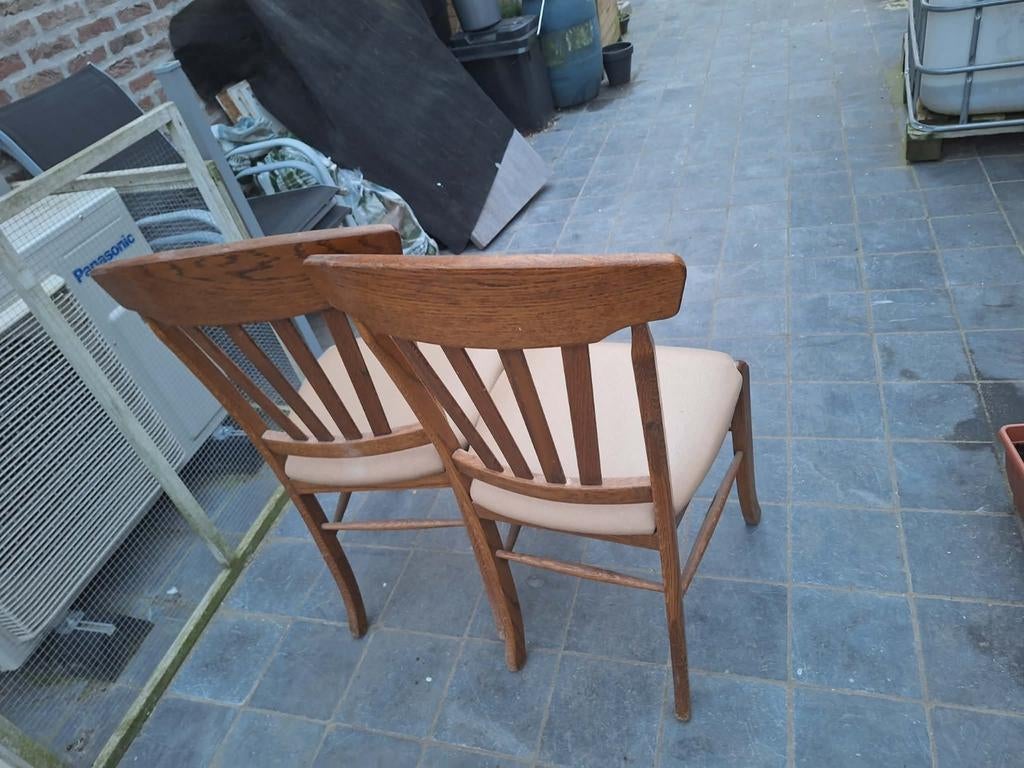 A vendre : table de cuisine en chêne avec rallonge, la taill, Enlèvement