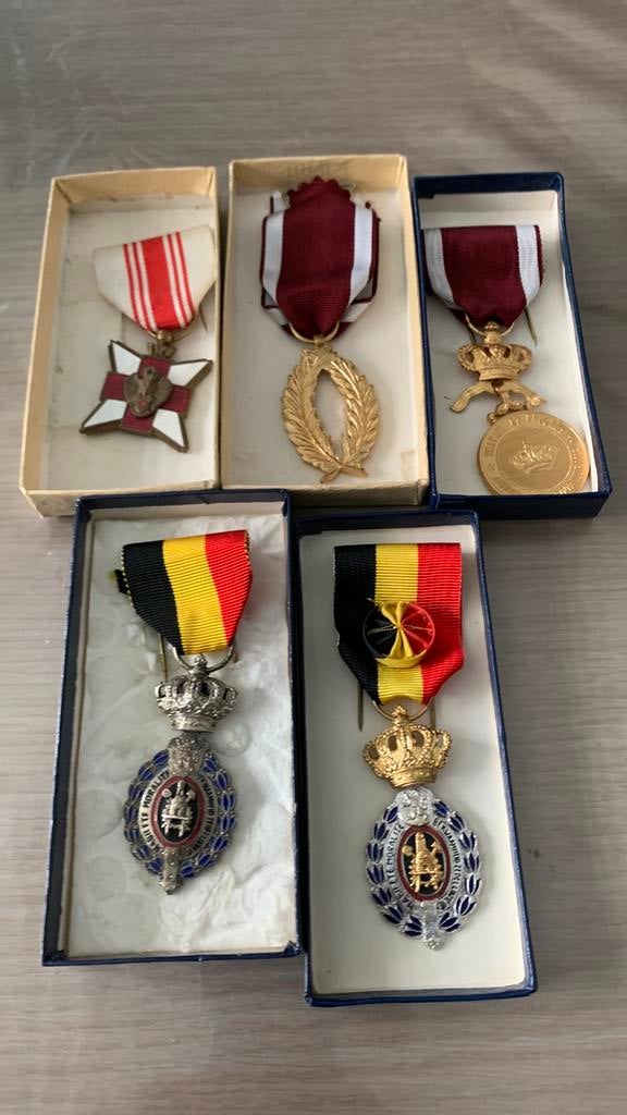 Medalles belge, Enlèvement, Armée de terre, Autres types