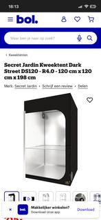 Kweektent Dark street iv ds120, Tuin en Terras, Ophalen, Zo goed als nieuw, Kweektent