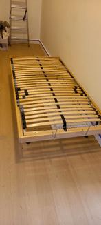 Bed met verstelbare pootjes 90x200, Huis en Inrichting, Ophalen, 90 cm, Eenpersoons, Zo goed als nieuw