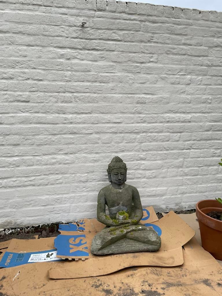 Buddha-beeld met patine, Ophalen, Gebruikt, Boeddhabeeld