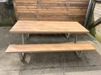 Nieuwe picknicktafel voor 8 personen., Ophalen, Zo goed als nieuw, Aluminium