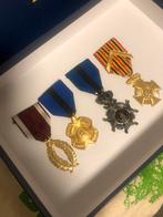 4 Medailles, Collections, Objets militaires | Général, Enlèvement, Gendarmerie, Emblème ou Badge