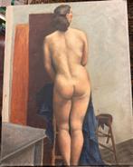 Emile Baes Peinture à l'huile sur toile, Antiquités & Art, Art | Peinture | Classique, Enlèvement