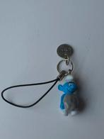 Mini porte-clés Schtroumpf avec pierre, Collections, Schtroumpfs, Envoi, Comme neuf, Autres Schtroumpfs, Poupée, Figurine ou Peluche
