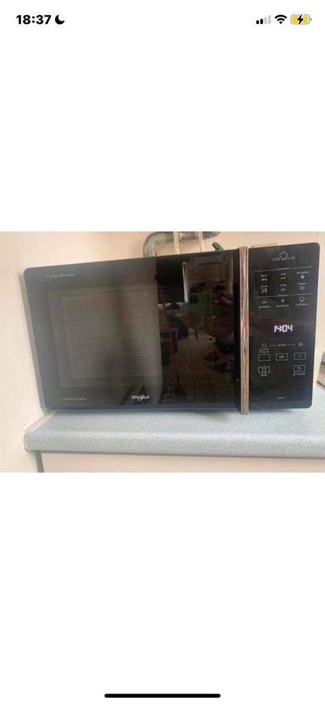 MICROGOLFOVEN WHIRLPOOL, Elektronische apparatuur, Ophalen, Zo goed als nieuw, Microgolfoven