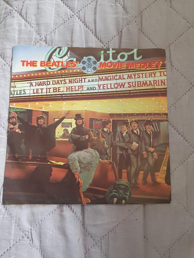 S - The Beatles ‎– The Beatles' Movie Medley - 1982, Cd's en Dvd's, Vinyl Singles, 7 inch, Ophalen of Verzenden, Zo goed als nieuw