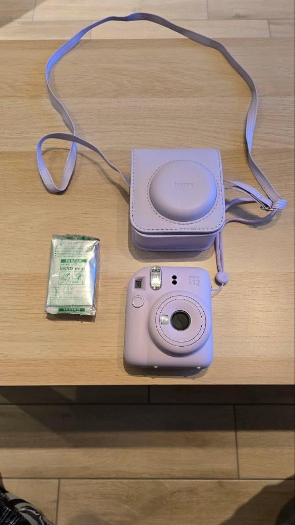 Fujifilm Instax mini 12 violet, Enlèvement ou Envoi, Comme neuf, Polaroid, Fuji