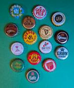 15 kroonkurken van biermerken, Verzamelen, Winkelwagenmuntjes, Ophalen of Verzenden