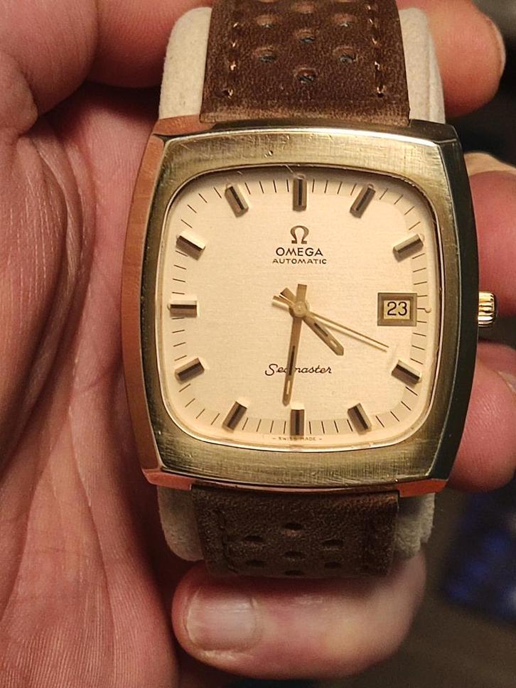 Omega seamaster automatique 38x42mm, Handtassen en Accessoires, Horloges | Heren, Breitling, Ophalen of Verzenden