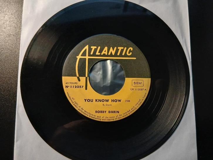 Bobby Darin ‎– You Know How / Baby Face '7, CD & DVD, Vinyles Singles, Comme neuf, Single, Pop, 7 pouces, Enlèvement ou Envoi